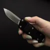 MINI MICRO 204P TECH 121 D/E Knife UT D2 Blade Aluminium (CNC) Alloy Handle Outdoor Camping Survival Knives EDC BM42 Tools