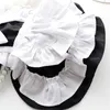 Dog Apparel Summer Pet Lovely Princess Dress Breathable Thin Cotton Material Maid Lolita Skirt Small Medium Cat Clothing