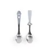 Heart-shaped Hollow Color-changing Cup Coffee Spoon Smiley Stainless Steel Spoon LG16