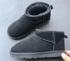 Mini bottes de neige pour enfants, bottines d'hiver en cuir suédé véritable, Style australien, chaudes et à semelle souple, nouvelle collection 5854