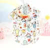 Vestuário para cães Dot Camisa Roupas Tração Fivela Cães Roupas Gato Desenhos Animados Impressão Kawaii Moda Primavera Outono Doce Colorido Produtos para Animais de Estimação