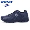 Sapatos de vestido Bona Chegada Classics Estilo Homens Running Shoes Lace Up Sport Shoes Men Outdoor Jogging Walking Athletic Shoes Masculino para Varejo 231009