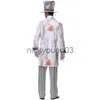 Disfraz temático Carnaval Halloween Horror Vampiro Zombi Disfraz familiar Día de los muertos Fantasma espeluznante Cosplay Vestido de fiesta elegante x1010