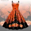 Theme Costume Color Cosplayer Halloween Dresses Women Cosplay Witch Carnival Party Come Adult Evening Performance Clothe Devil Gothic Dress Q231010