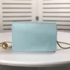 Mini borsa a tracolla firmata per donna Borse a tracolla Borsa classica di lusso con catena Borsa a tracolla con patta Borsa da sera da donna in vera pelle Borse da socialite di moda