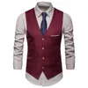 Chalecos para hombres Clásico Formal Negocios Tallas grandes Hombres Traje de color sólido Chaleco Chaleco de negocios de un solo pecho 231010