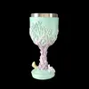 Tasses Gobelets de sirène 3D tasse en acier inoxydable en résine beau verre à vin tasses à café et tasses à whisky pour cadeaux de noël 231124