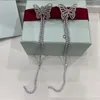 Brincos de garanhão 925 prata esterlina incrustada zircão borla borboleta para mulheres destacáveis pregos de orelha elegante jóias de casamento