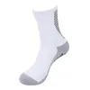 Chaussettes de sport 10 paires hommes femmes chaussettes de Football antidérapantes en Silicone rembourrées respirantes pour le Football Tennis basket-ball Grip chaussettes 231009