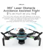 L800 Pro 2 Drone 4K Professional Camera 3-Axis Gimbal GPS 5G WiFi FPV Dron Hinder Undvikande RC Quadcopter Vuxenleksaker