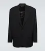 Ternos masculinos soltos, jaqueta para deslocamento, negócios, traje formal profissional, top preto