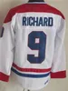 Retro Hóquei Vintage 9 Maurice Richard Jersey CCM Clássico 4 Jean Beliveau 1 Jacques Plante 5 Bernie Geoffrion 18 Serge Savard 26 Mats Naslund Retire Mens Bordado