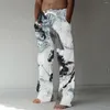 Pantalons pour hommes pantalons de yoga décontractés européens et américains été style mince séchage rapide respirant danse plage pantalon droit