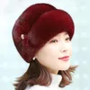 ベレットファッション冬のバケツ帽子暖かい模倣キャップ