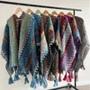 Kadın ceketleri gevşek püskül jumper atkı bahar örgü kazak inrregüler panço zarif pelerin ceket bayan süveter sonbahar kış üstleri 231009