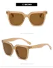 Nya mode solglasögon kvinnor märkesdesigner retro rektangel solglasögon kvinnliga ins populära färgglada vintage fyrkantiga glasögon 230920
