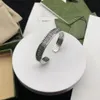 New Luxury Bangles Designer Bracelet Open Fashion Personality Bracelets High Quality Silver Plated Jewelry Supply234s