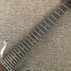 Anpassad butik, tillverkad i Kina, Crystal 6 strängar av hög kvalitet elgitarr, en bit pickup, krom hårdvara, gratis frakt