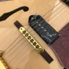 Custom Shop, Джазовая электрогитара с полым корпусом, звукосниматель P90, золотая фурнитура, мост Tune-o-Matic, бесплатная доставка