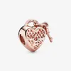 100％925 Sterling Silver Love You Heart Padlock Charmsフィットオリジナルのヨーロッパのチャームブレスレットファッションジュエリーアクセサリー271o