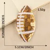 American Football Sequin Patches 8 kleuren Rugby Applique Patch Geborduurde opstrijkbare patches voor doe-het-zelf naaien Jeans Handtassen Jas Rugzak Hoed