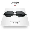 Sonnenbrille, randlos, polarisiert, Fahren, Matrix, Neo-Stil, Herren, Anti-Blaulicht, UV400, ultraleichte Sonnenbrille