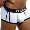 Sous-vêtements JOCKMAIL Marque Sous-vêtements Boxer Hommes Respirant Mesh Hommes Boxers Mâle Sexy Gay Pénis Poche Culottes Trunks Pantalon 231010