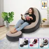 Poduszka poduszka nadmuchiwana sofa z poduszką stóp leniwa Susan Flocked Bedoor Outdoor Pojedyncze rzut podłogą miękka cojines sof jakość 231009