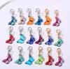 Fashion Charms Mode Kleurrijke Vlinder Sluiting Diy Hangers Sieraden Accessoires Legering Drip Olie Sleutelhanger Accessoires