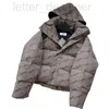 Herrgravrockar designer 5a designer kappa huva parka mode vinter affär lång tjock smal jacka parker kläder broderi c6ww