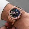 الساعات الأوتوماتيكية Men Shock Original Watch Luxury Watch GM-B2100 Sports Digital Quartz Usisex Watch Alloy LED DIAR World Time Full Functional Oak Series