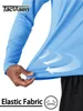 Herrenpullover TACVASEN Herren-Sonnenschutz-T-Shirts Sommer UPF 50 Langarm-Leistung Schnelltrocknend Atmungsaktiv Wandern Fisch-T-Shirts UV-beständig 231010