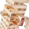 Altri accessori da scrivania Giocattolo in legno all'ingrosso Building Block Educazione precoce Puzzle Gioco da tavolo 54 pezzi Ufficio Scolastico Business industriale Dh6U7