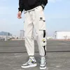 メンズパンツシンストリートウェアカジュアルパンツメンリボンハーレムジョギングパンツ男性スリムフィットスプリングカーゴパンツマルチポケット女性ズボンJX1 231010