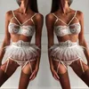 Женское сексуальное цельное пижамное белье Babydoll, нижнее белье, кружевное боди, ночная рубашка, комплект с бюстгальтером, нижнее белье, 2 цвета2033