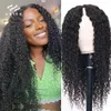 Synthetic Wigs UNice Hair 250 Density V Human Hair Curly V Part Wig Upgrade U Part Wig I Part Wig Glueless Human Hair Wigs 231010