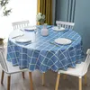 Table Cloth Ablecloth Anti polluting Oil proof Washing Cubes Round Cushion Nappe De Mariage 25NKTX0101 231009