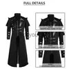 Tema Traje Purim Cosplay Trajes Victoria Vintage Homens Gótico Steampunk Long Jacket Trench Coat Retro Medieval Guerreiro Cavaleiro Sobretudo x1010