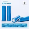 高品質の充電式18650バッテリー2000MAH 3.7V懐中電灯トーチレーザーヘッドランプ用のBRC Li-ionバッテリー