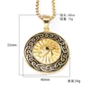 Pendant Necklaces European And American Vintage Pharaoh Guardian God Ugat Eye Hip Hop Stainless Steel Necklace