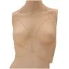 Catene per la pancia Y Corpo Reggiseno Catena Donna Oro Sier Petto Vita Catene per la pancia Per la donna Moda Spiaggia Bodychain Gioielli Gioielli Gioielli per il corpo Dh4Tc