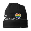 Beretten LGBT Love Pride Rainbow Caps Casual Street Skullies Beanies hoed mannelijke volwassen zomer warme dual-use motorkap knit224b