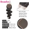 Wigs sintetiche Wigs Beau Body Wave Bundles con chiusura per capelli brasiliani Weave 3/4 bundle con chiusura bundle di capelli umani naturali con chiusura 231010