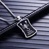 12 constellation collier en argent chaînes pour hommes pendentifs en acier inoxydable accessoires masculins collier en or chaîne bijoux sur le cou238c