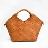 2023 Spring/Summer New Woven Headband Layer Plant Tanned Cowhide Handmade One Shoulder Crossbody Hobo Bag for Women 231010