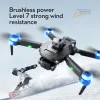 Nouveau LS-KS11 2.4G Drone RC sans brosse Professionnel avec 4K HD Double caméra WIFI FPV pliable RC quadrirotor caméra Drones