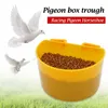 Autres fournitures d'oiseaux 5PC Coupe en plastique Pet Birds Feeder Bol Perroquet Nourriture Eau Suspendue Auge Alimentation Anti-éclaboussures Pigeons Cage Supplie