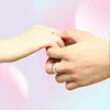 925 sterling silver Couple Rings for mens and women Party promise jewelry gift3910332