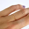 14K Catena riempita s Knuckle Minimalismo Gioielli in oro Anelli Mujer Bague Femme Boho Aneis Anello per le donne3044