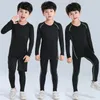 Clothing Sets Kids Men's Sports Running Sets Jogging Basketball Underwear Tracksuits Children's Sportswear Tights Soccer Training Clothing 231010